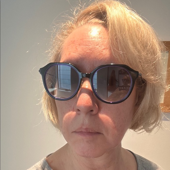 Shanghai Tang black and purple sunglasses